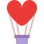 Hot air balloon icon 64x64