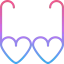 Heart glasses icon 64x64
