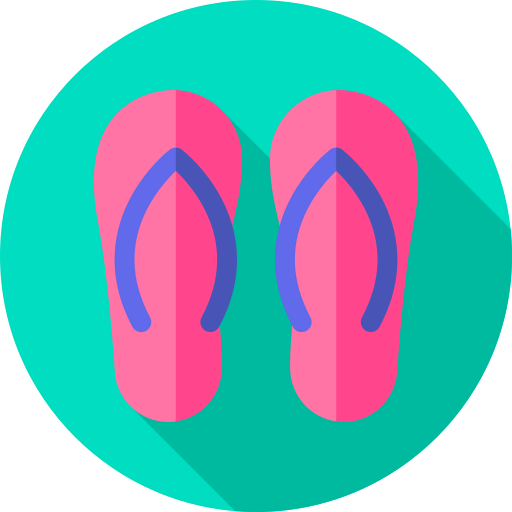 Flip flops icon