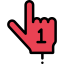 Foam hand icon 64x64
