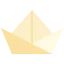 Airplane origami icon 64x64
