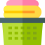 Clean linen basket icon 64x64