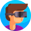 Vr glasses icon 64x64