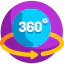 360 degree Ikona 64x64