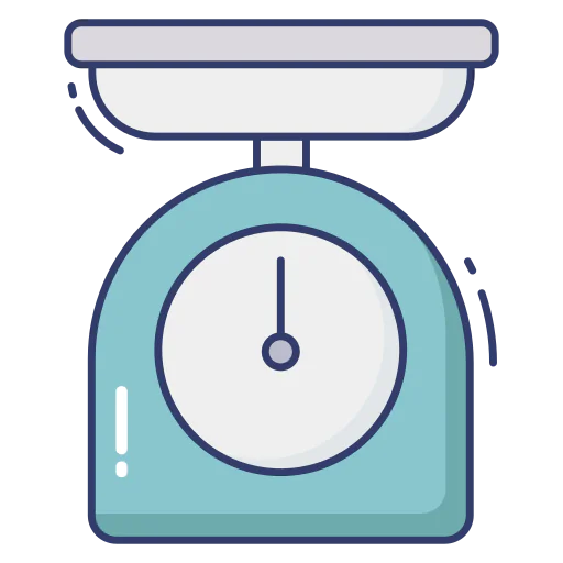 Kitchen scale icon