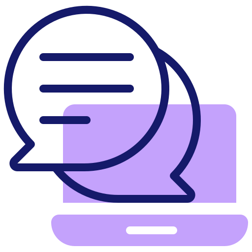 Chat bubbles Ikona