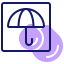 Open umbrella icon 64x64