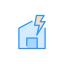 Electric home icon 64x64