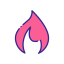 Flame icon 64x64