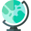 Earth globe icon 64x64