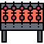 Shish kebab icon 64x64