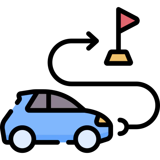 Driving school icon