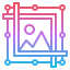 Cropping tool іконка 64x64
