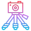 Camera tripod ícone 64x64