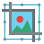 Cropping tool іконка 64x64