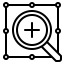 Zoom  in icon 64x64
