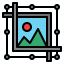 Cropping tool іконка 64x64