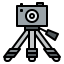 Camera tripod ícone 64x64