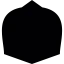 Black war shield icon 64x64
