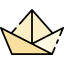 Airplane origami icon 64x64