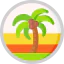 Palm tree icon 64x64