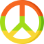Peace symbol icon 64x64