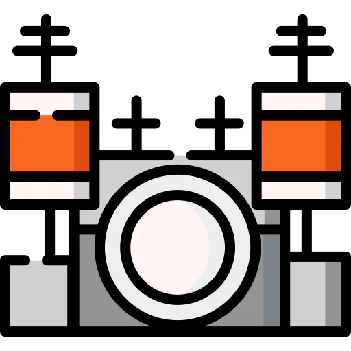 Drum set icon