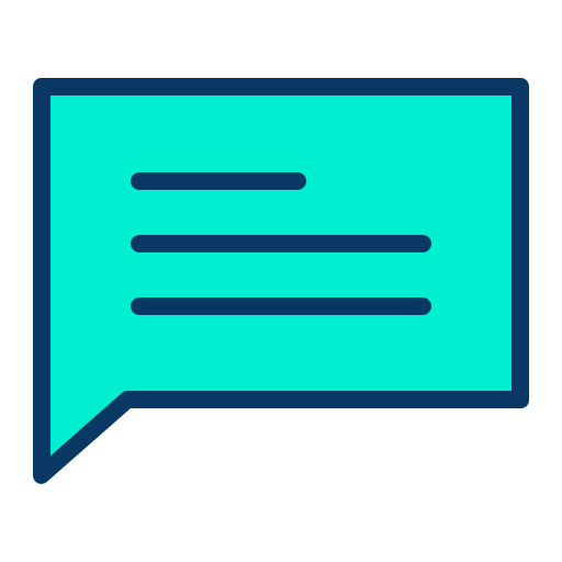 Speech bubble icon