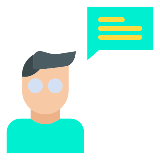 Talking icon