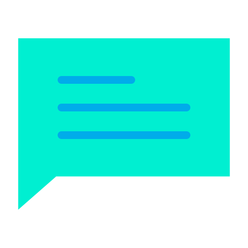 Speech bubble icon