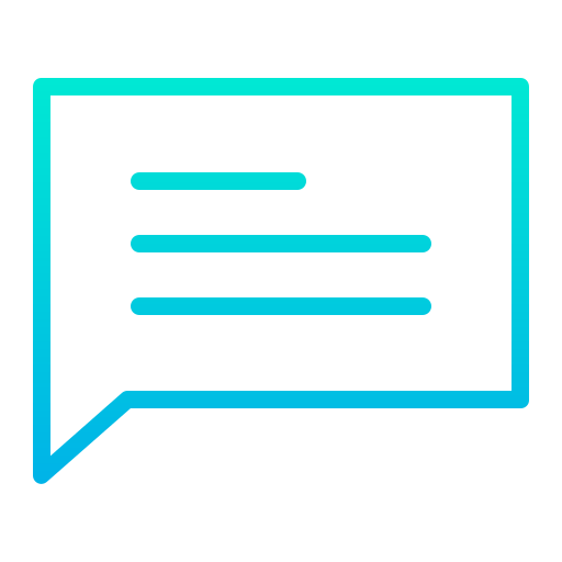 Speech bubble icon