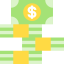 Dollar bills ícono 64x64