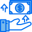 Dollar bills ícono 64x64