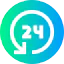 24 hours biểu tượng 64x64