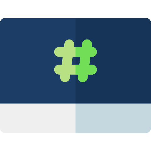 Hash  key icon