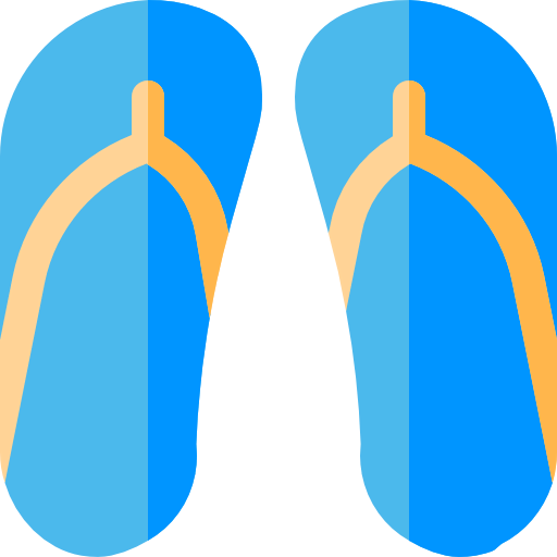 Flip flops icon
