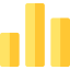 Bar chart icon 64x64