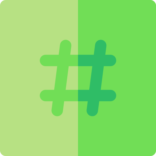 Hashtag icon