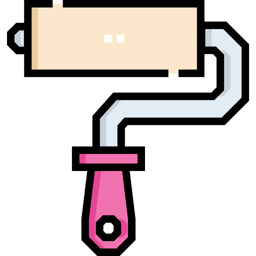 Roller paint icon