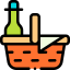 Picnic basket icon 64x64