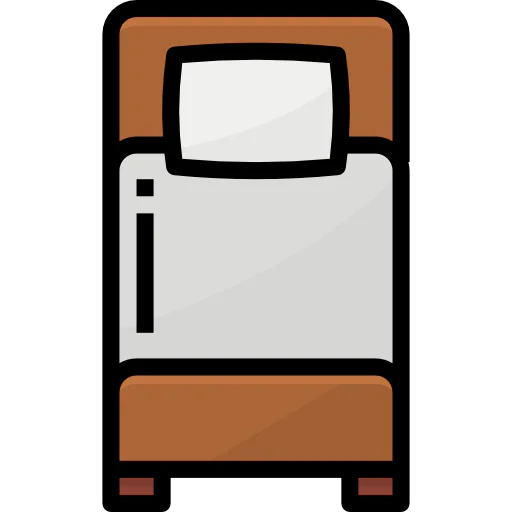 Single bed icon