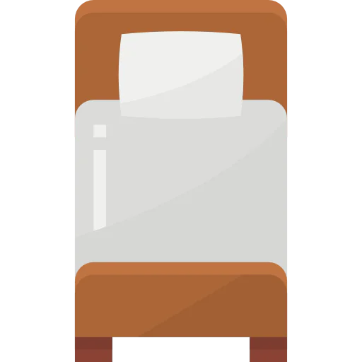 Single bed icon