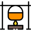 Pot on fire icon 64x64