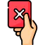 Red card icon 64x64