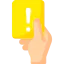 Yellow card icon 64x64