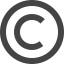 Copyright Symbol ícono 64x64
