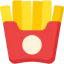 French fries icon 64x64