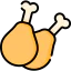 Fried chicken іконка 64x64