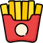 French fries icon 64x64