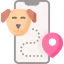 Dog track app icon 64x64